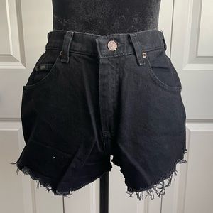 Vintage Black Lee’s Jean Shorts